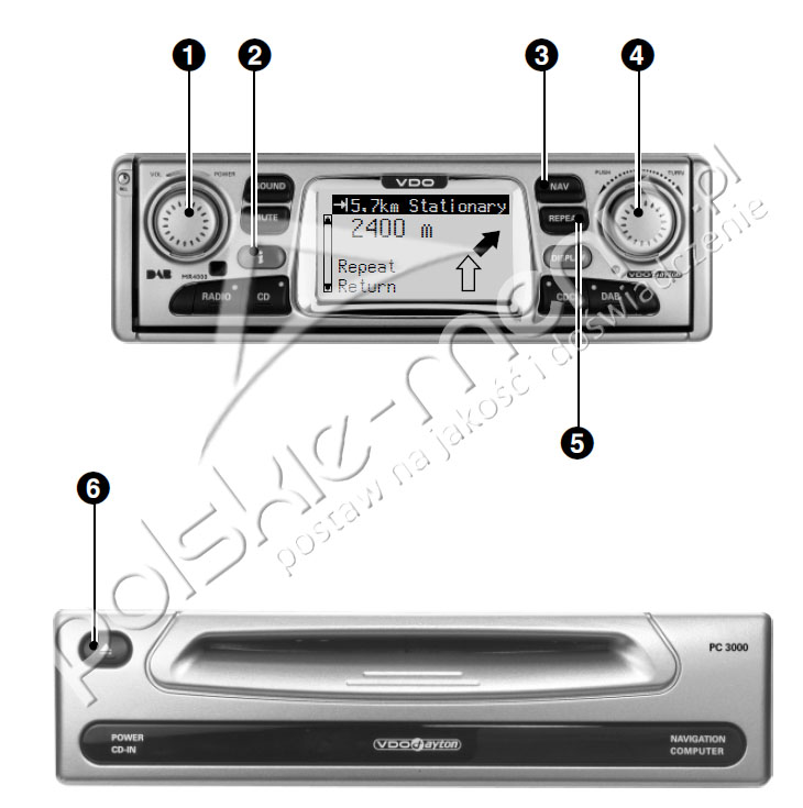 MS 4000 Non CIQ Polskie Menu Serwis Nawigacji